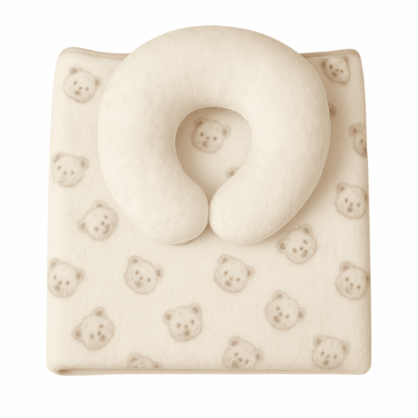 Cobija con almohada para el cuello para bebé - Imagen 5