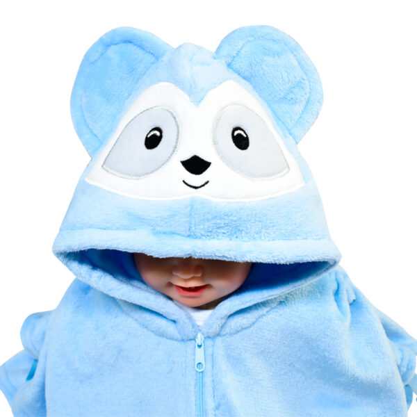 Ruana infantil con gorro - Imagen 4